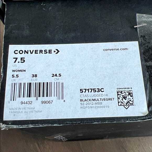 Converse Chuck Taylor All Star Lugged High "It's Okay to Wander" Sneakers - Picture 15 of 15